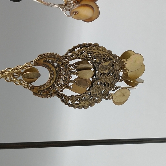 Mixed bag of vintage and boho earrings - Picture 8 of 10